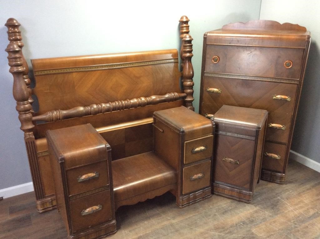 Vintage Webb Furniture Company Bedroom Set Carolina Auction