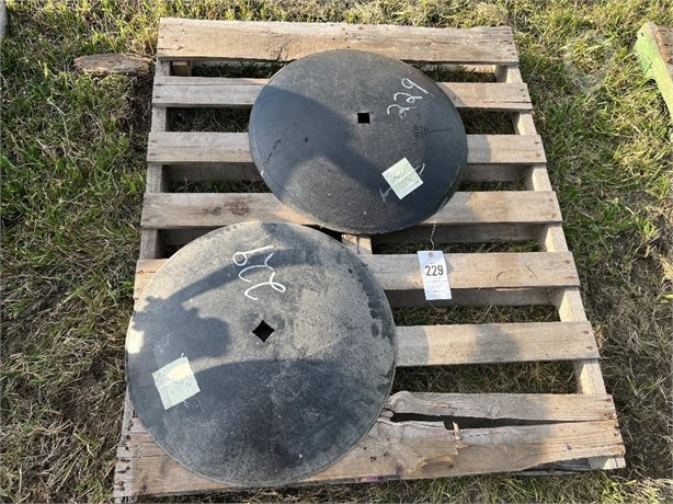 (2) DISC BLADES Used Other auction results