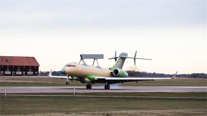 Saab Successfully Completes First Flight Of Second GlobalEye AEW&C