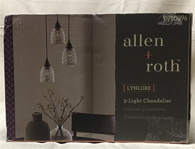 Allen Roth 3 Light Chandelier Other Items For Sale 1 Listings