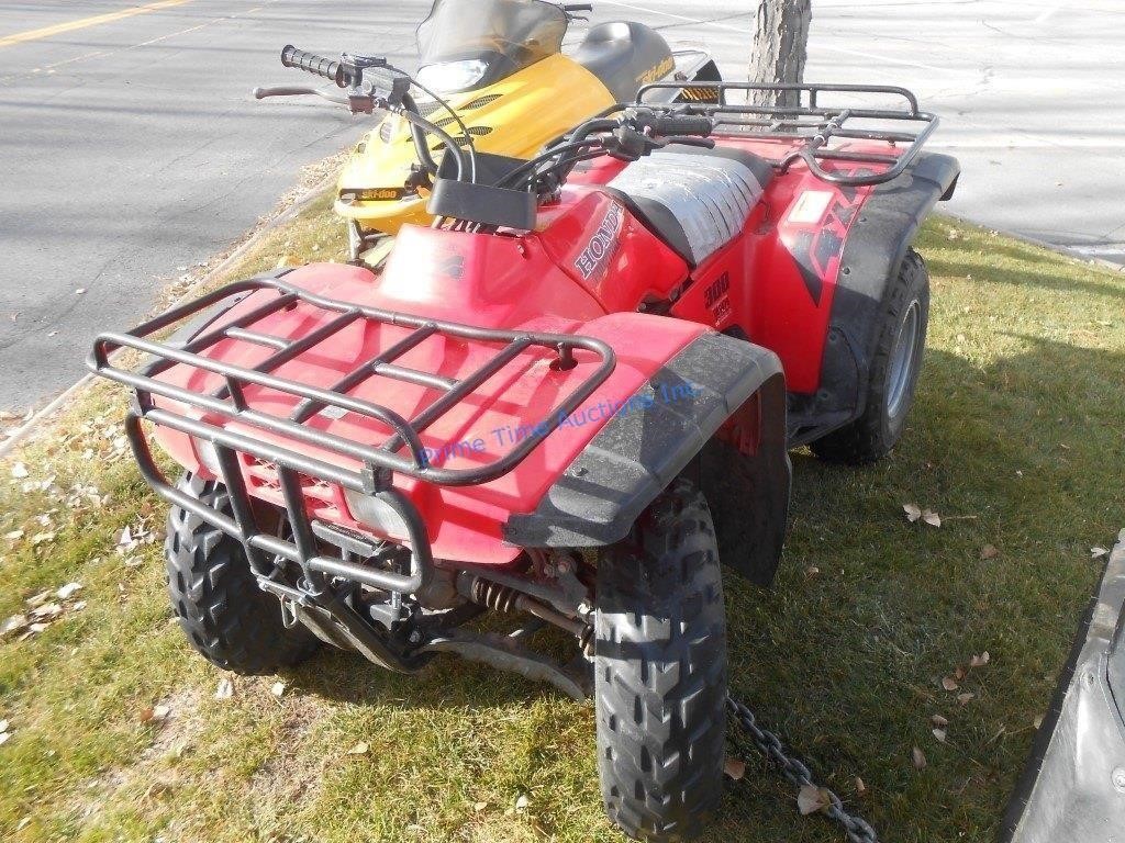 2000 honda fourtrax 300 live and online auctions on hibid com 2000 honda fourtrax 300 live and