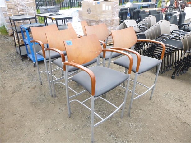(6) HIGH CHAIRS Used Chairs / Stools Furniture auction results