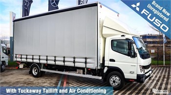 1900 MITSUBISHI FUSO CANTER 7C15 Used Curtain Side Trucks for sale