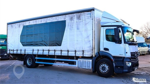 2018 MERCEDES-BENZ ANTOS 1824 Used Curtain Side Trucks for sale