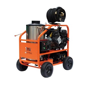 4000 PSI Hot Water Pressure Washer with 245 Gallon Water Tank, 14 HP Kohler Engine, Electric Start, Oil Fired, Triplex Plunger Pump