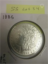 1885 SILVER DOLLAR MORGAN Used U.S. Currency Coins / Currency auction results