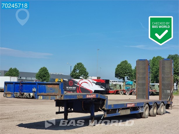 2009 NOOTEBOOM OSD-43-03 LIFT+LENKACHSE Used Low Loader Trailers for sale