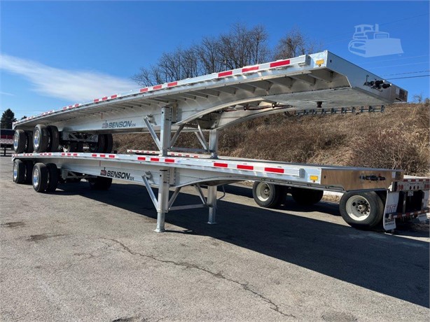 2024 BENSON (NOW WABASH) [QTY:20] 48' ALUMINUM FLATBED New Flatbed Trailers for hire
