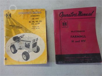 CUB CADET \ MCCORMICK FARMALL OPERATOR'S MANUALS Used Manuals auction results
