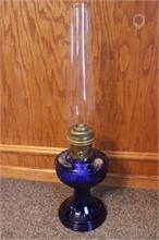 ALADDIN LAMP DEEP COBALT BLUE Used Antique Lamps Antiques auction results