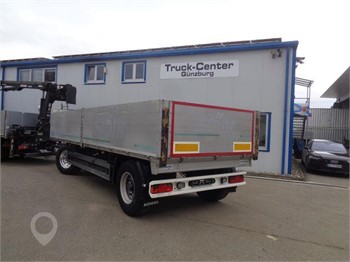 2013 MEUSBURGER MPA-2 BAUSTOFF 7,3 M PRITSCHE BPW Used Dropside Flatbed Trailers for sale