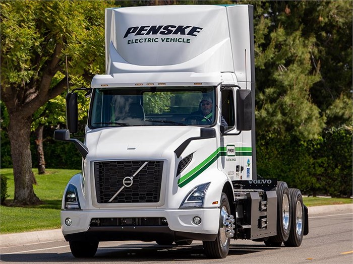 Penske Truck Leasing Adds Volvo VNR Electric Trucks To Its