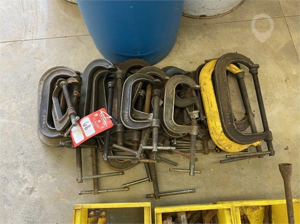 ASSORTED C-CLAMPS Used Parts / Accessories Shop / Warehouse auction results