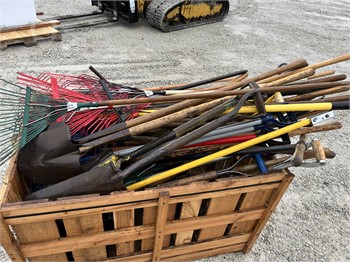 CUSTOM MADE RACKS, SHOVELS, MISC Used Hand Tools Tools/Hand held items auction results