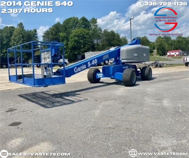 2014 GENIE S40 Used 伸縮ブームリフト for rent