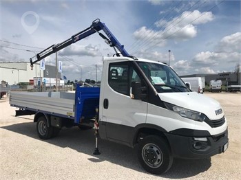 2017 IVECO DAILY 35C14 Used Dropside Crane Vans for sale
