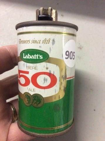 Labatt S 50 Beer Can Lighter Mclean Auctions