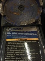 Kobalt 3 Ton Garage Jack Massaponax Auction Company