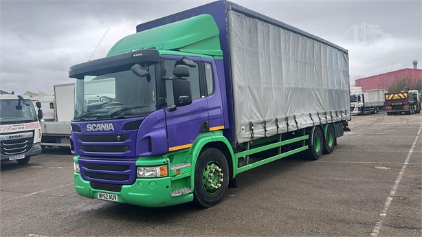 2013 SCANIA P250 Used Curtain Side Trucks for sale