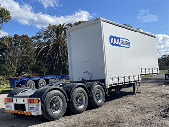 2024 AAA TRAILERS DROP DECK New Curtain Side / Roll Tarp Trailers for sale