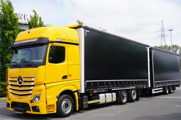 2020 MERCEDES-BENZ ACTROS 2542 Used Curtain Side Trucks for sale