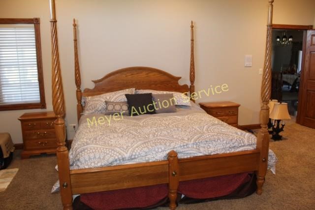 Sumter Cabinet Co Oak Bedroom Set Meyer Auction Service