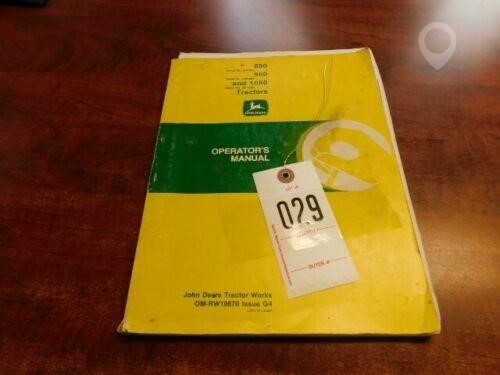 JOHN DEERE 850, 950, 1050 TRACTORS OPERATOR'S MANUAL Used Other for sale