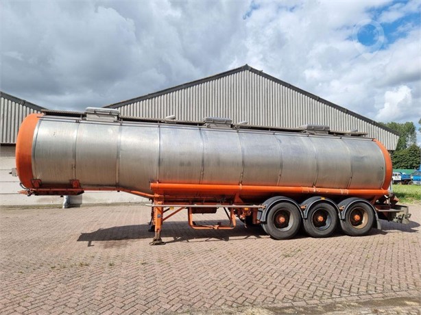 1982 BURG CHEMICAL - INOX - RVS - 31 M3 - 3 COMP. Used Other Tanker Trailers for sale