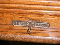 Postmaster Oak Rolltop Desk W Chair Live And Online Auctions On