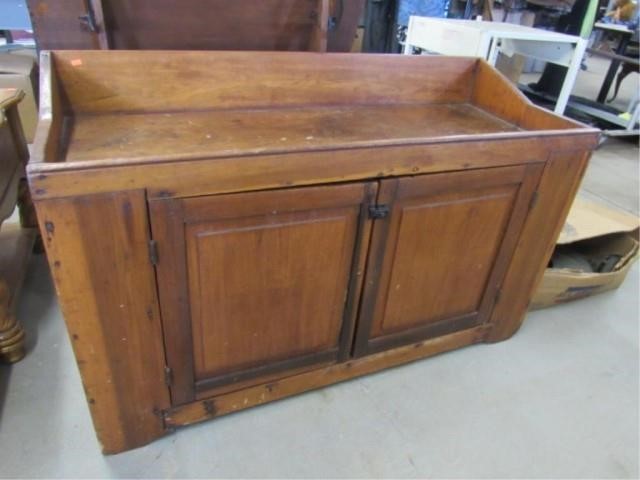 Early 1800 S Antique Dry Sink Pine 48x19x30 Ron And Ray