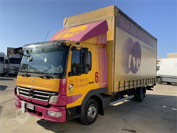 2009 MERCEDES-BENZ ATEGO 818 Used Curtain Side Trucks for sale