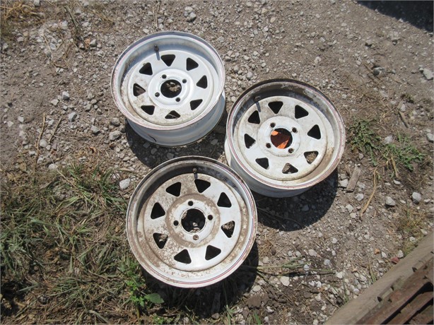 WHITE SPOKE WHEELS 4 BOLT Used Wheel Truck / Trailer Components auction results