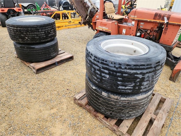 SUPER SINGLE W/ ALUMINUM RIMS 445/50R22.5 Used Tyres Truck / Trailer Components auction results