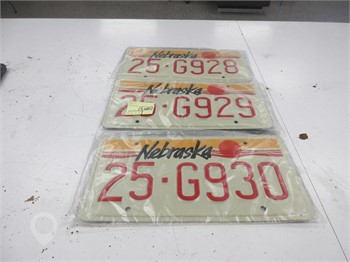 LICENSE PLATES 3 SETS New Other Collectibles upcoming auctions