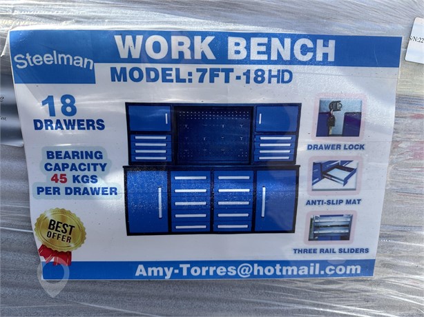 STEELMAN 7 FT New Workbenches / Tables Shop / Warehouse auction results