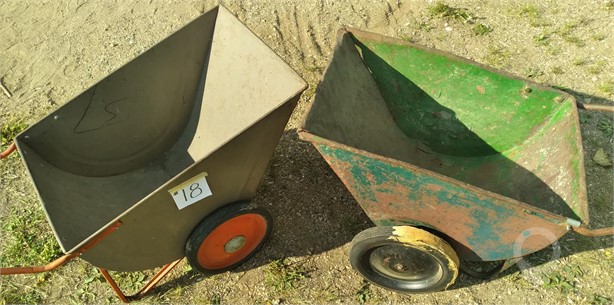 (2) WHEEL BARROWS Used Lawn / Garden Personal Property / Household items auction results