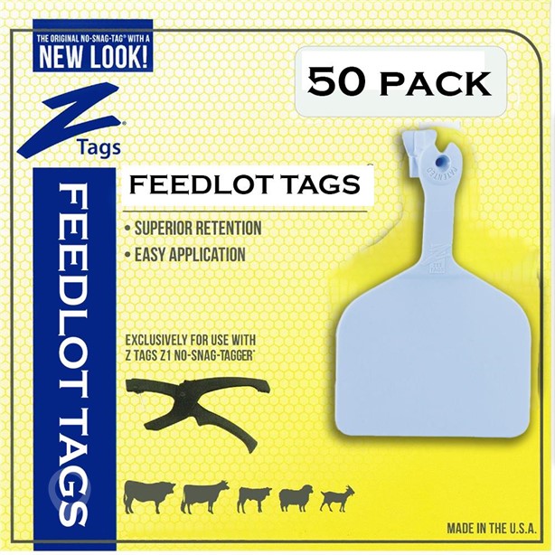 DATAMARS Z1 FEEDLOT TAG BLUE BLANK 50PK New Other for sale