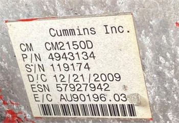 2011 CUMMINS ISB Used ECM Truck / Trailer Components for sale