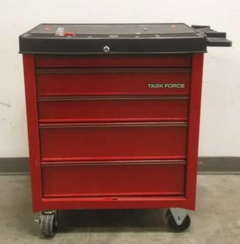Task Force Rolling Red 4 Drawer Toolbox United Country Musick Sons