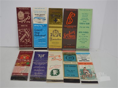 10 Vintage Florida Hotel Matchbook Covers Other Items For - 