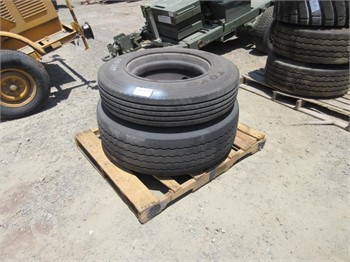 (2) ASSORTED SIZE TRUCK TIRES & RIMS Used Tyres Truck / Trailer Components auction results