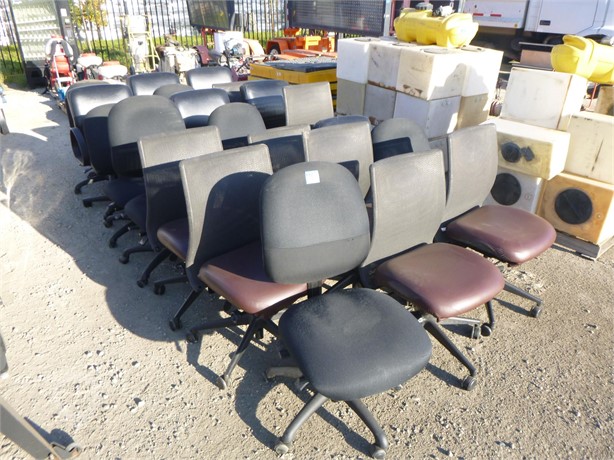 (21) OFFICE CHAIRS Used Chairs / Stools Furniture auction results
