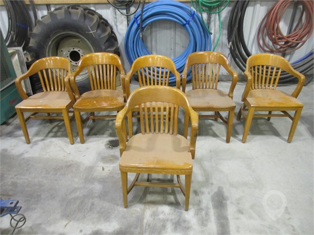 BOARD ROOM CHAIRS WOODEN SET OF 6 Used Chairs / Stools Furniture auction results