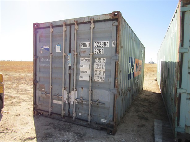 CIMC 20 FT Used Storage Buildings auction results