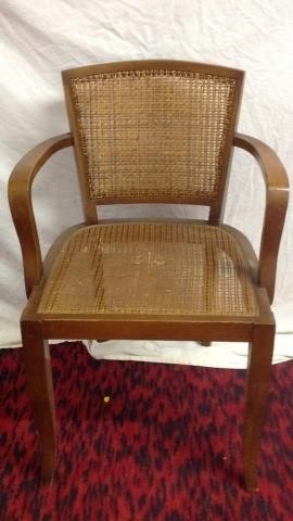 SW solid wood caned seat chair. Good condition 