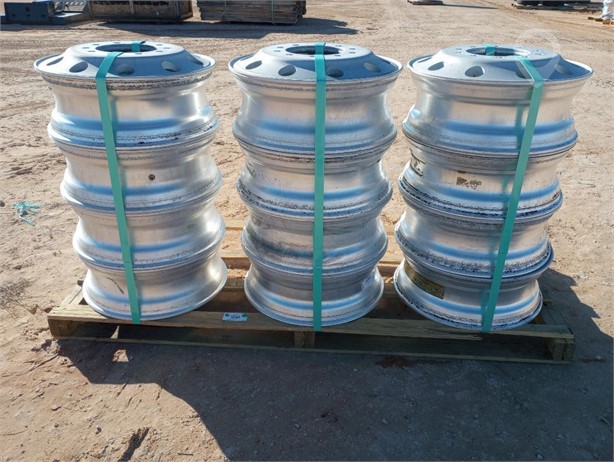 (12) ALUMINUM TRUCK WHEELS 24.5X8.25 Used Wheel Truck / Trailer Components auction results