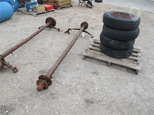 TRAILER AXLES PAIR WITH WHEELS Used Axle Truck / Trailer Components auction results