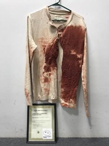 Supernatural Props Bloody Shirts Certificate Meridian Public