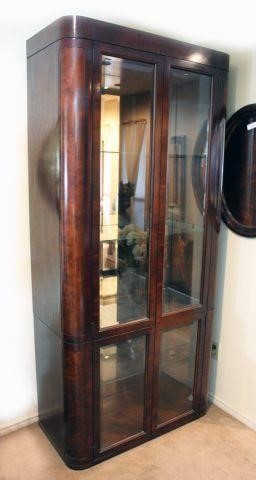 Thomasville Fine Burl Wood Curio Cabinet Rusty By Design