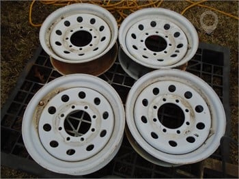 SET OF FOUR 8-LUG TRAILER RIMS Used Wheel Truck / Trailer Components auction results